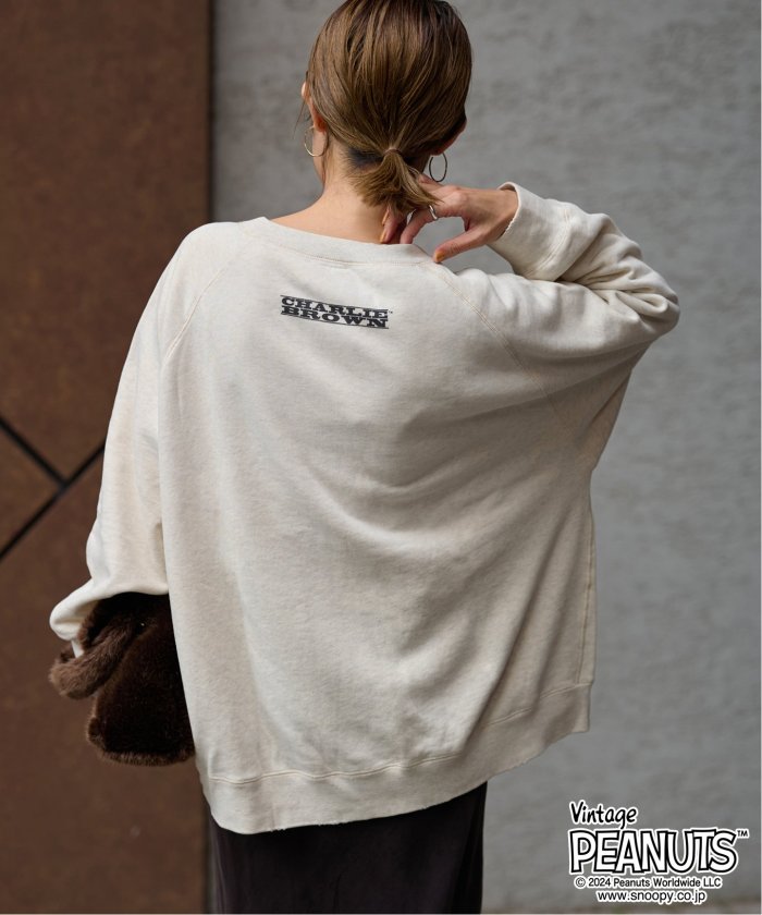 MEAN MACHINE AGE 別注PEANUTS VTG CREW スウェット CHARLIE MEAN MACHINE AGE 別注PEANUTS VTG CREW スウェット CHARLIE