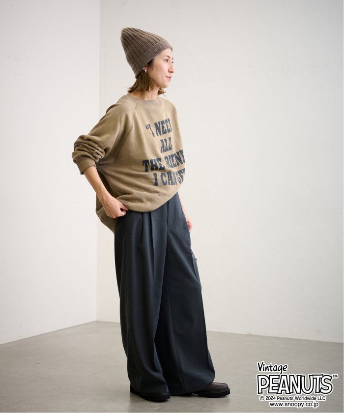 MEAN MACHINE AGE 別注PEANUTS VTG CREW スウェット CHARLIE MEAN MACHINE AGE 別注PEANUTS VTG CREW スウェット CHARLIE