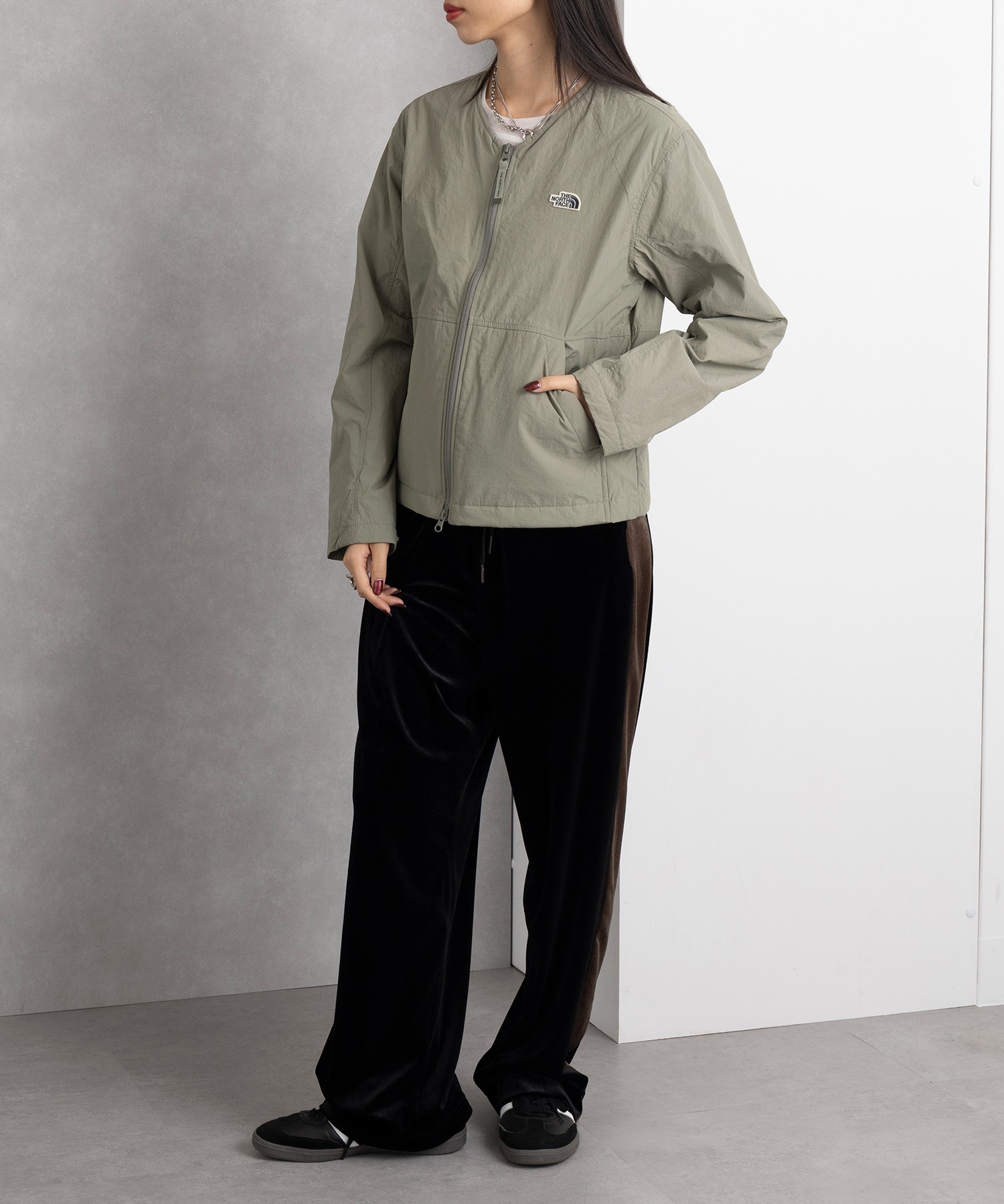 韓国限定 ノースフェイス ACAMPO HEAT CARDIGAN S ブルゾン