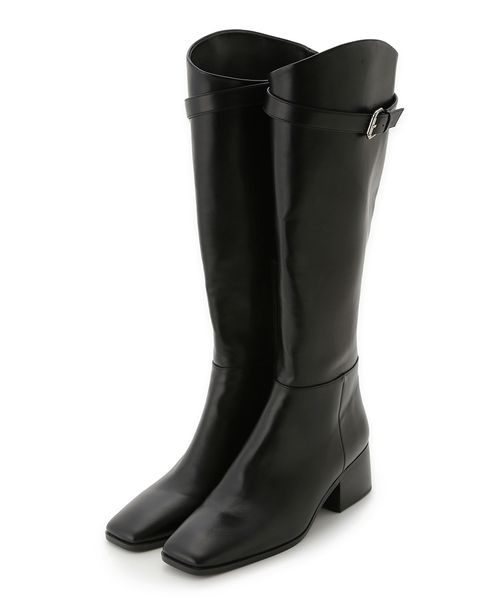 セール 50%OFF】バックルストラップロングブーツ(506923128 セール 50%OFF】バックルストラップロングブーツ(506923128