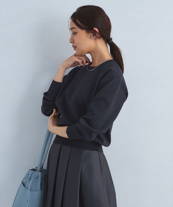 UNITED ARROWS green label relaxing｜襟レース 2WAY ニット