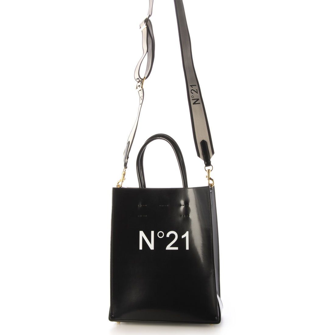 セール】ヌメロヴェントゥーノ N21 ロゴ 縦型 ショッパーバッグ