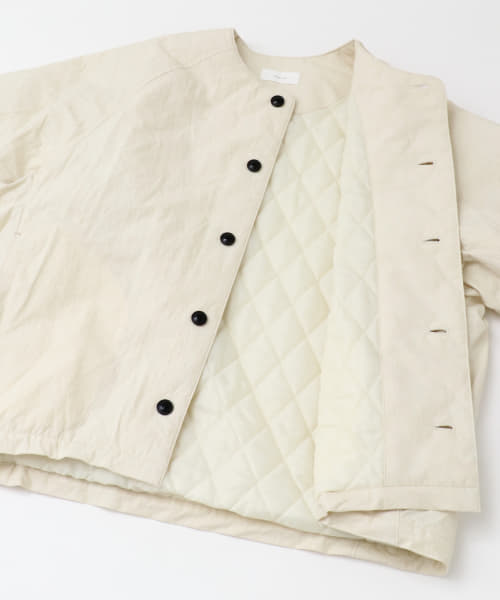中綿ノーカラージャケット(506853896) | かぐれ(KAGURE) - d fashion 中綿ノーカラージャケット(506853896) | かぐれ(KAGURE) - d fashion