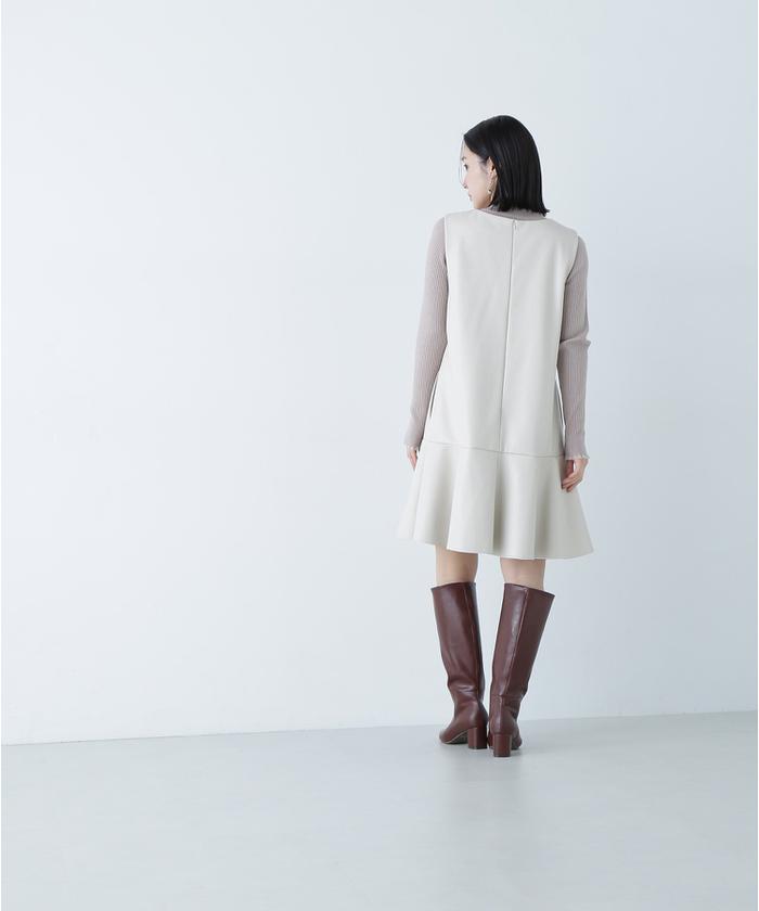 セール 50%OFF】フェイクレザーミニジャンスカ(507604547