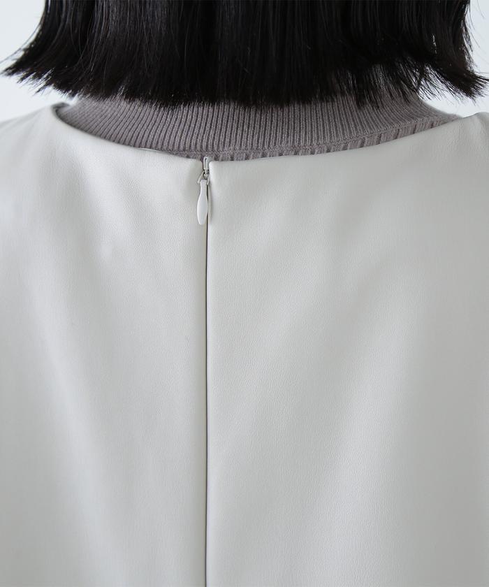 セール 50%OFF】フェイクレザーミニジャンスカ(507604547