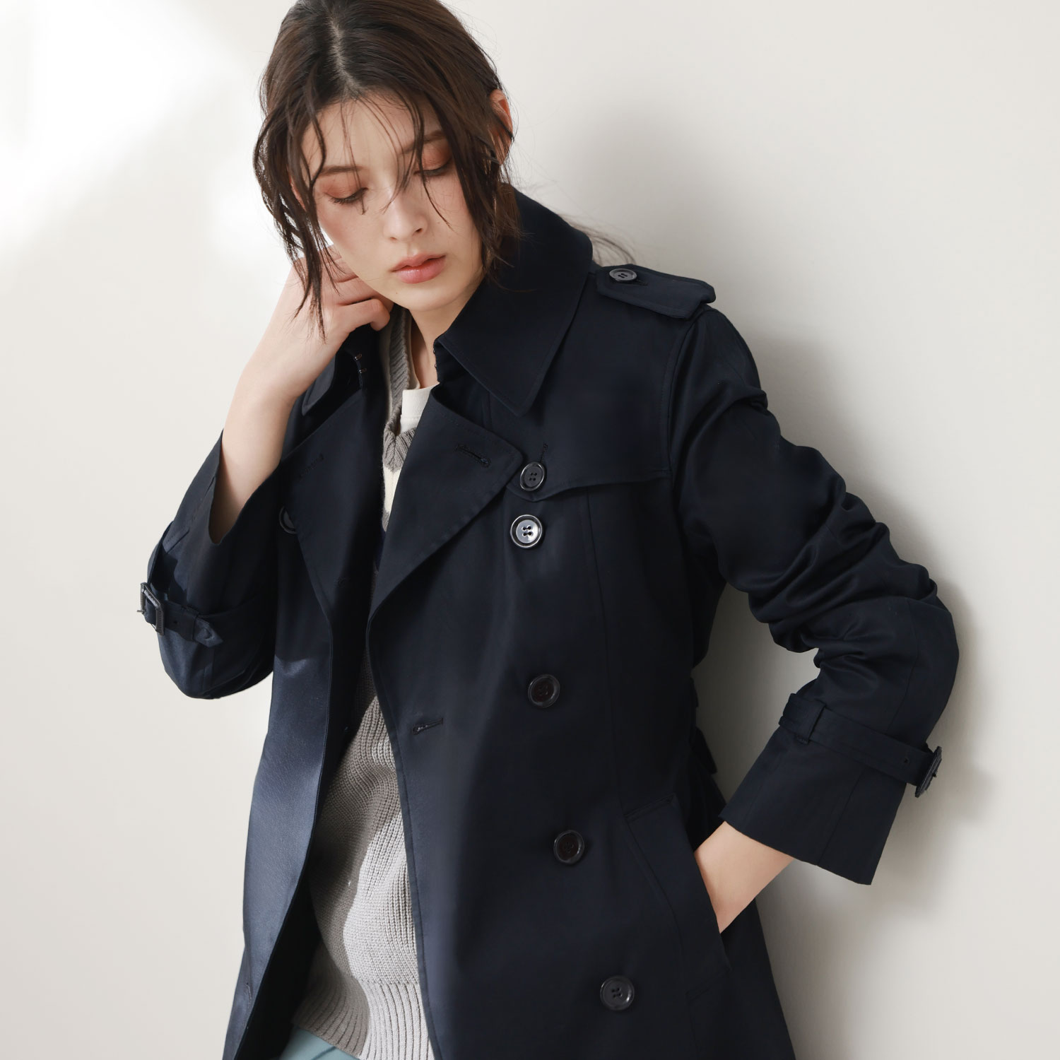 フィローモ Filomo トレンチコートロング(501990884