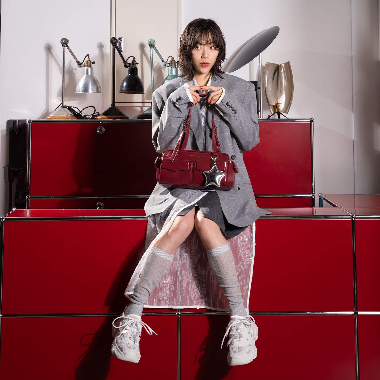 Rachel レイチェル イロンゲイテッドマルチポケットショルダー