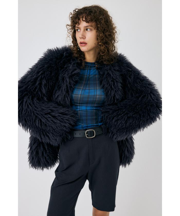 MOUSSY MESSY FAUX ファーコート セール 30%OFF】MESSY FAUX ファーコート(507612747) | マウジー