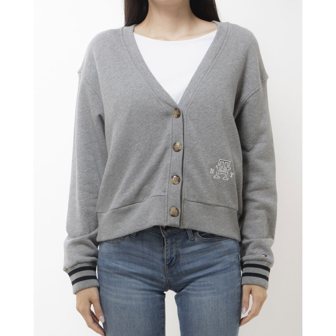 トミー ヒルフィガー   REG VARSITY IMD NY CARDIGAN （マルチ） クーポン】【セール 10%OFF】トミー ヒルフィガー TOMMY