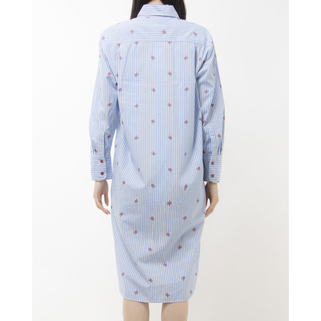   × DISNEY STRIPE SHIRT DRESS シャツドレス 12-14 ホワイト ライトブルー KG07488 トミーヒルフィガー ディズニー ワンピース セール】トミー ヒルフィガー TOMMY HILFIGER モノグラム