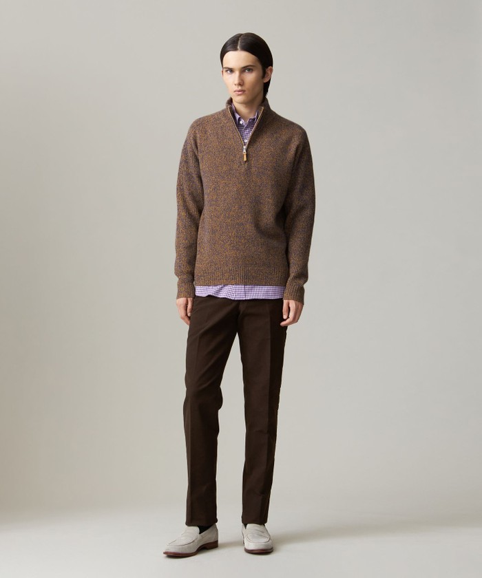 24SS PHEENY フレンチテリーハーフジッププルオーバー 24SS PHEENY フレンチテリーハーフジッププルオーバー