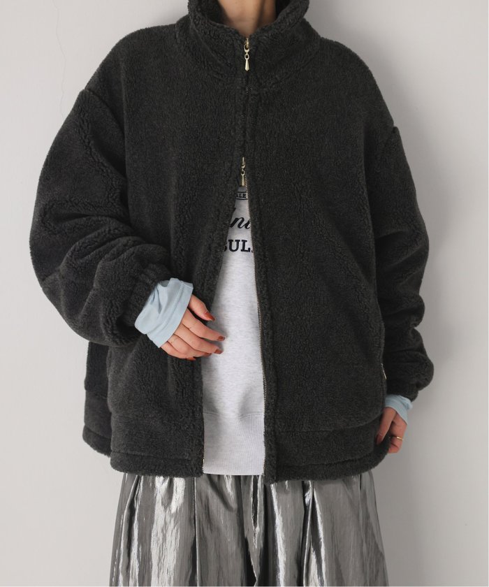 セール 30%OFF】《追加》ウール混ボアスタンドコクーンブルゾン セール 30%OFF】《追加》ウール混ボアスタンドコクーンブルゾン
