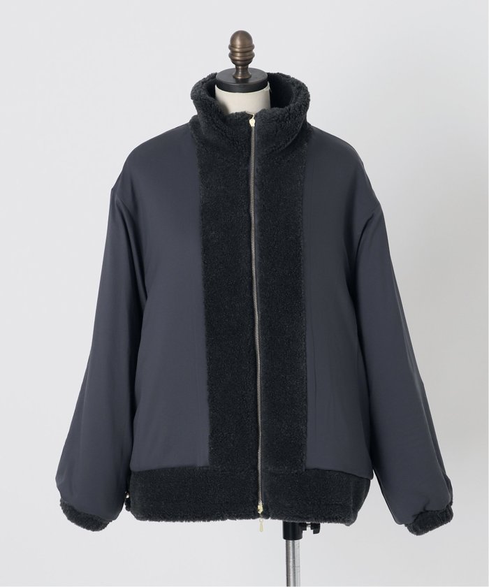 セール 30%OFF】《追加》ウール混ボアスタンドコクーンブルゾン セール 30%OFF】《追加》ウール混ボアスタンドコクーンブルゾン