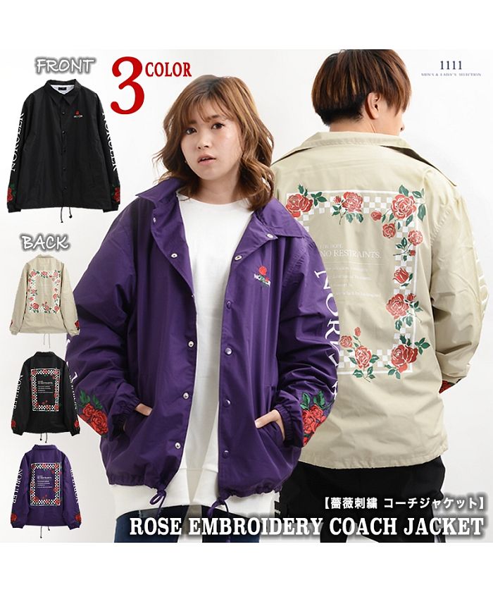 ワンフォークロージング 1111clothing コーチジャケット