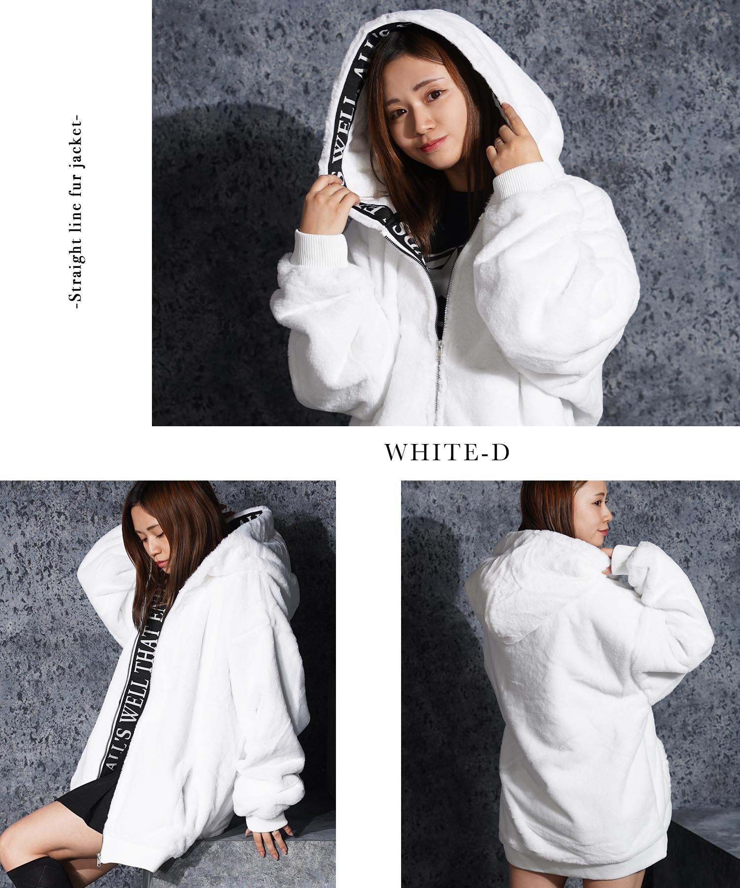 ワンフォークロージング 1111clothing ミンクタッチ ファー ワンフォークロージング 1111clothing ミンクタッチ ファー