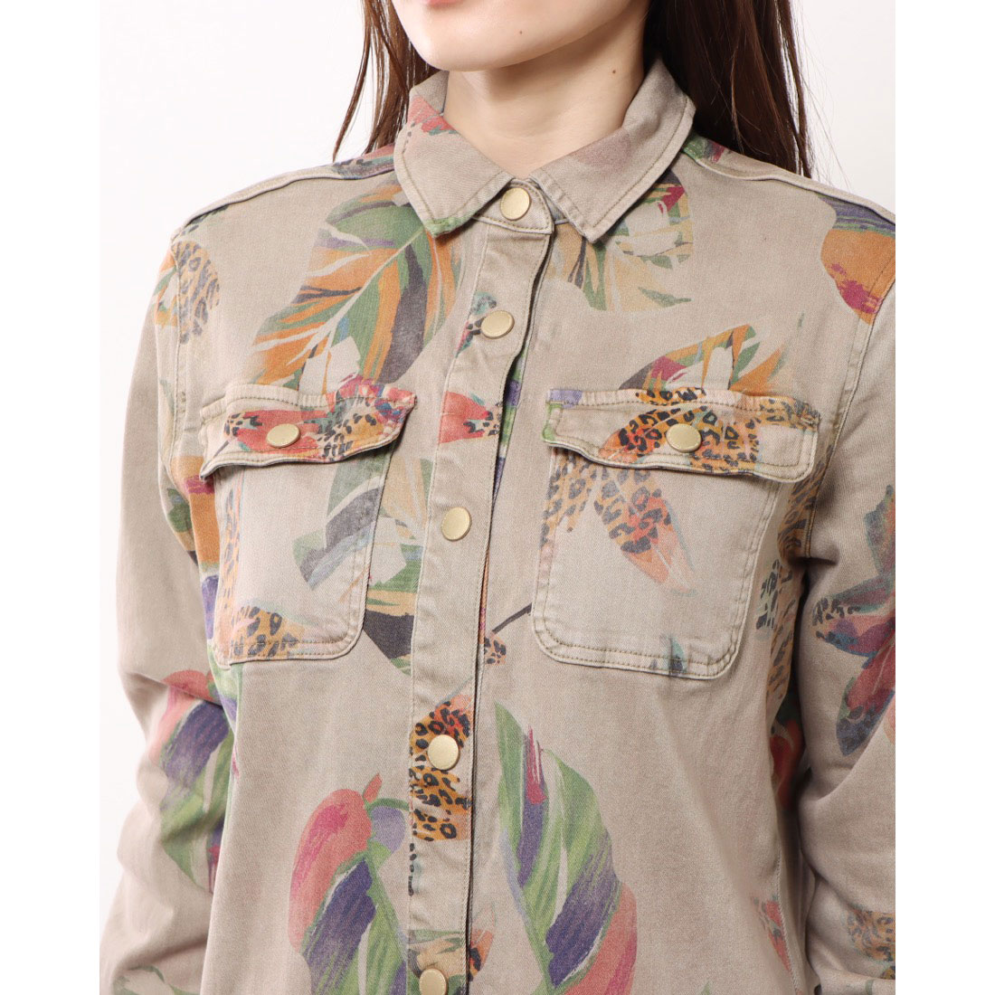 セール】デシグアル Desigual 花柄 シャツ(504450841