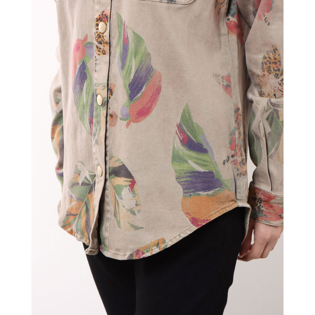 セール】デシグアル Desigual 花柄 シャツ(504450841