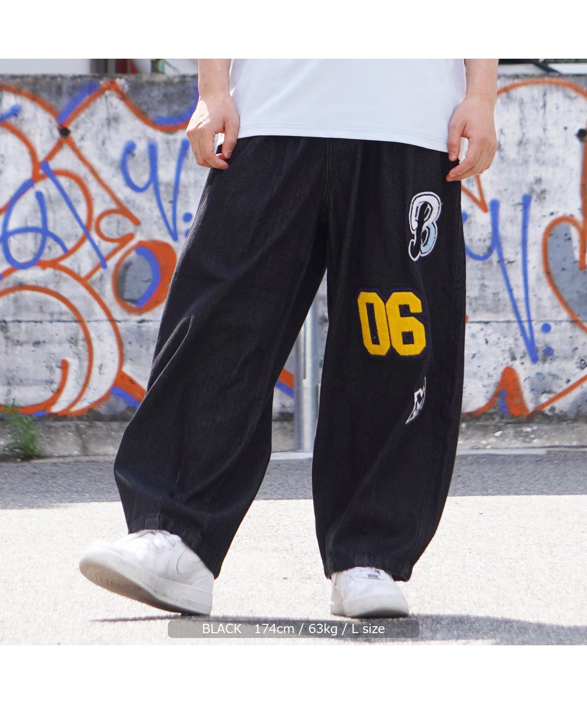 ワンフォークロージング 1111clothing ワイドパンツ メンズ