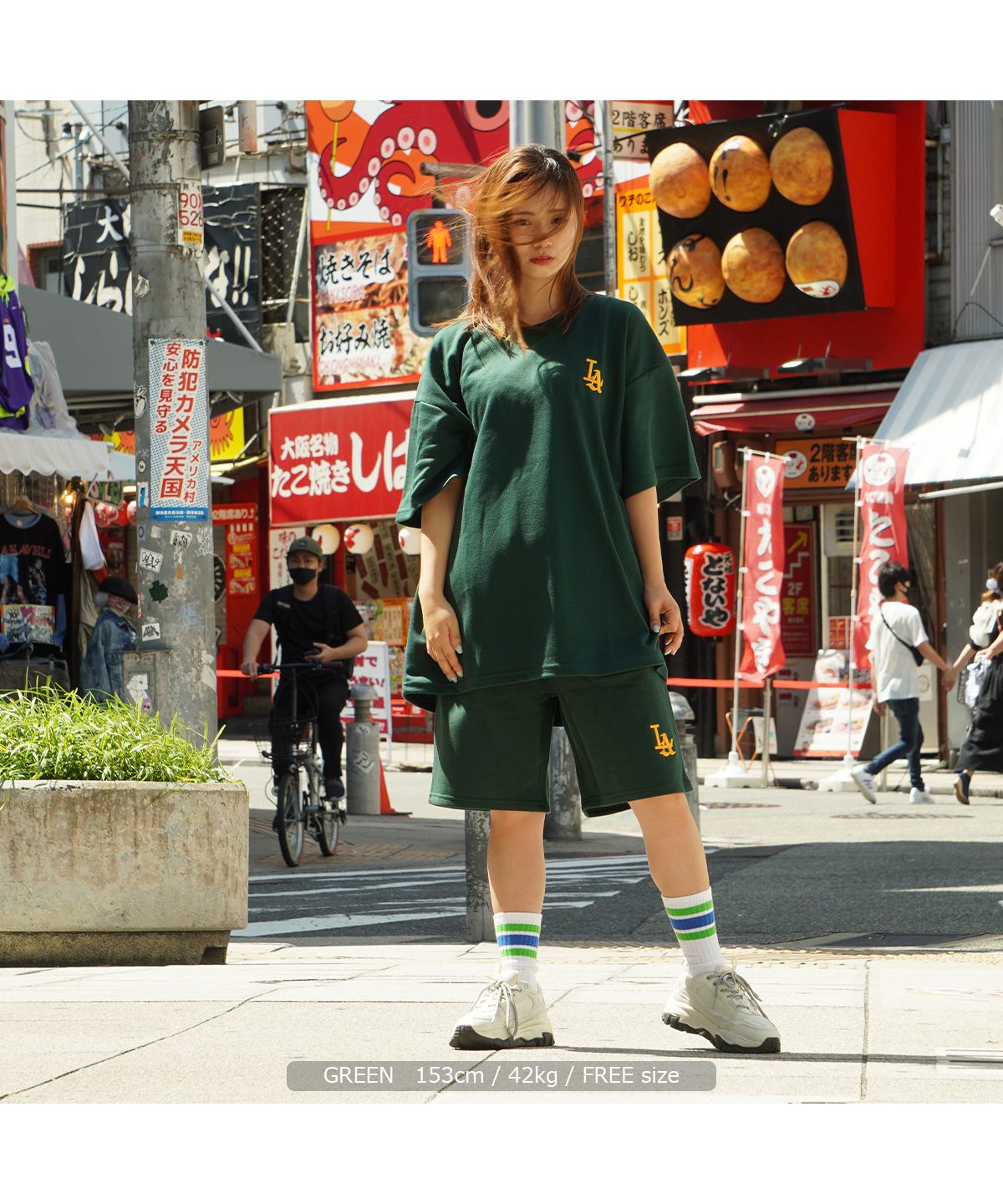 ワンフォークロージング 1111clothing LA スウェット ショート ワンフォークロージング 1111clothing LA スウェット ショート