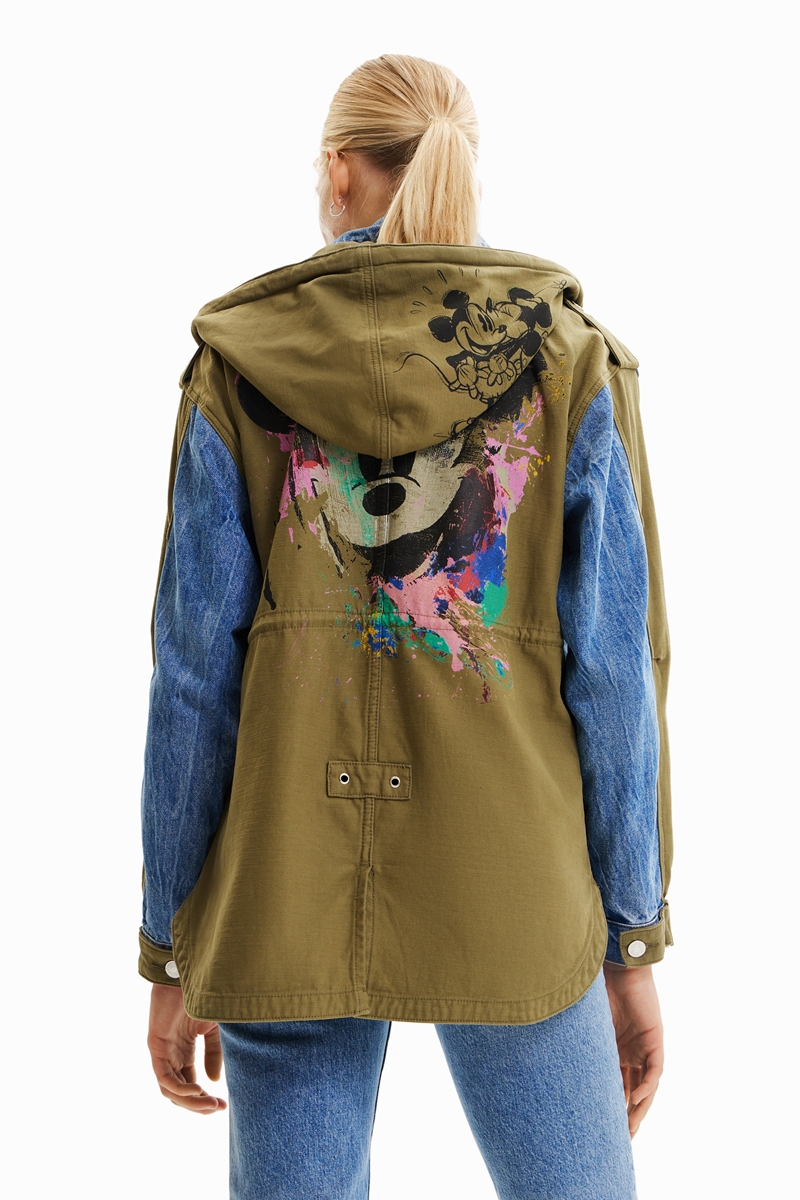 美品 Desigual デシグアル アウター フードコート モッズジャケット M 9523wwew64_4003_1.jpg