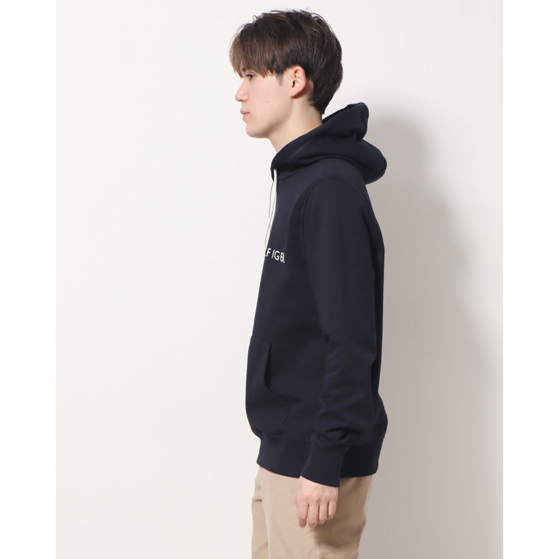 トミー ヒルフィガー TOMMY HILFIGER エンブロイドロゴパーカー