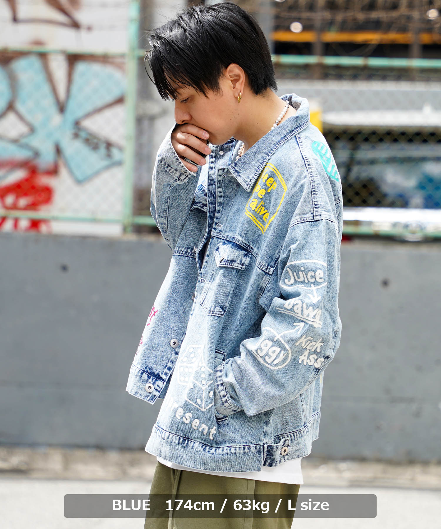 ワンフォークロージング 1111clothing デニムジャケット メンズ