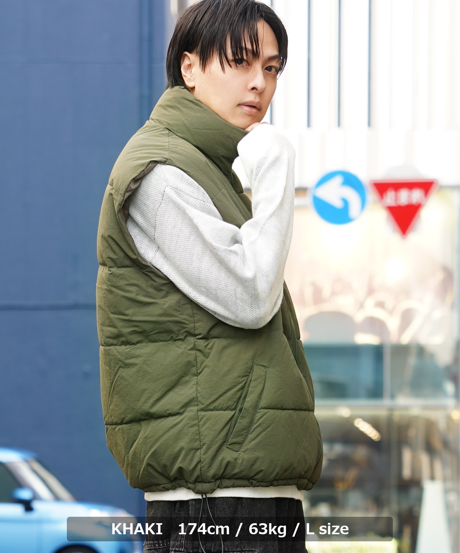 ワンフォークロージング 1111clothing ◇ナイロン 中綿 ダウン