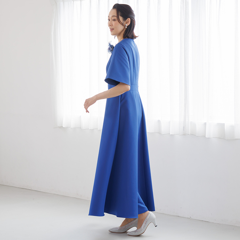 formforma限定】《マザードレス》 リーフレースロングドレス
