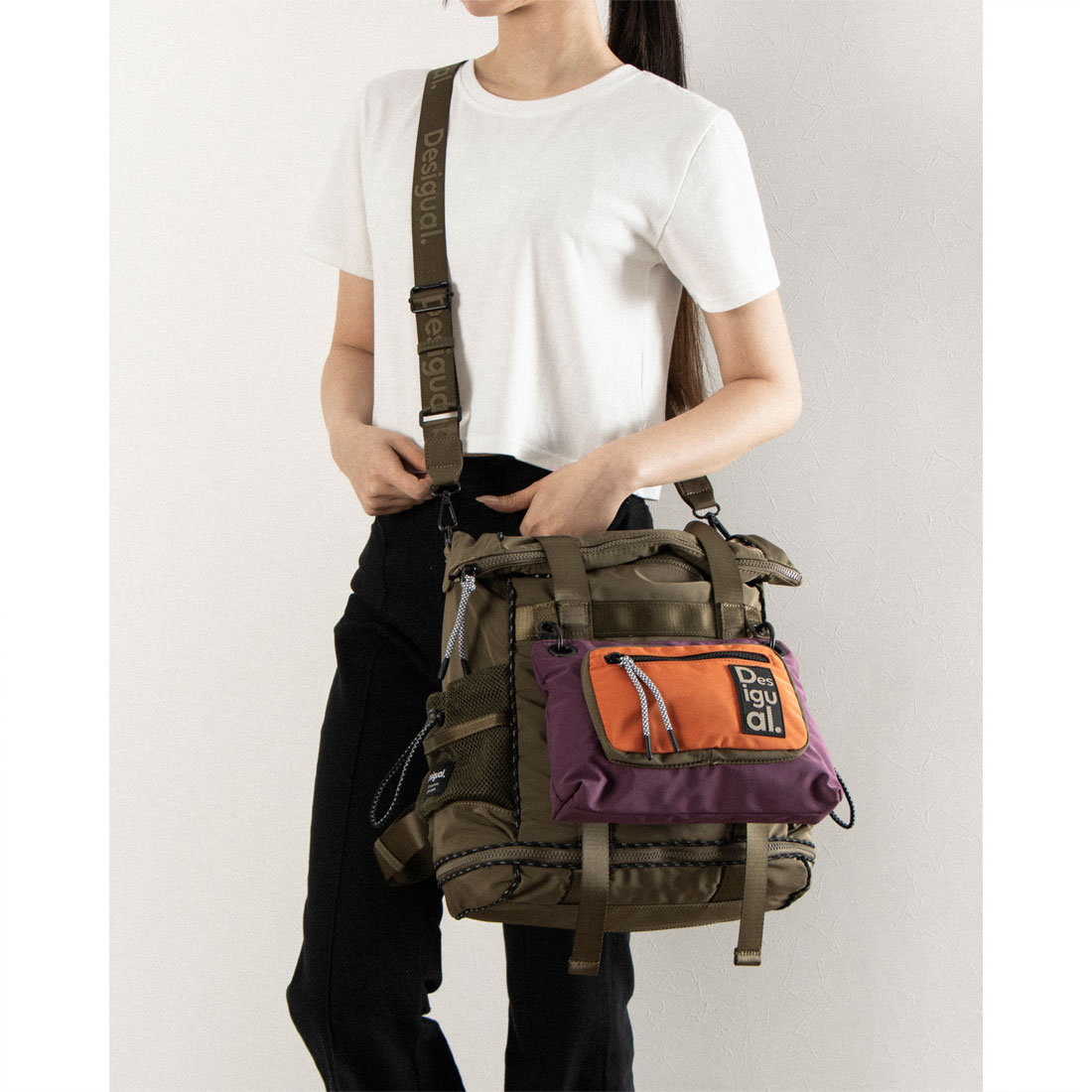 デシグアル Desigual Voyager マルチポジション マキシバック