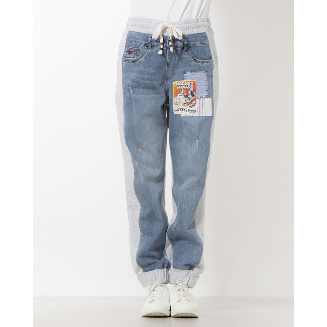 セール】デシグアル Desigual ミッキーマウス ジョガージーンズ