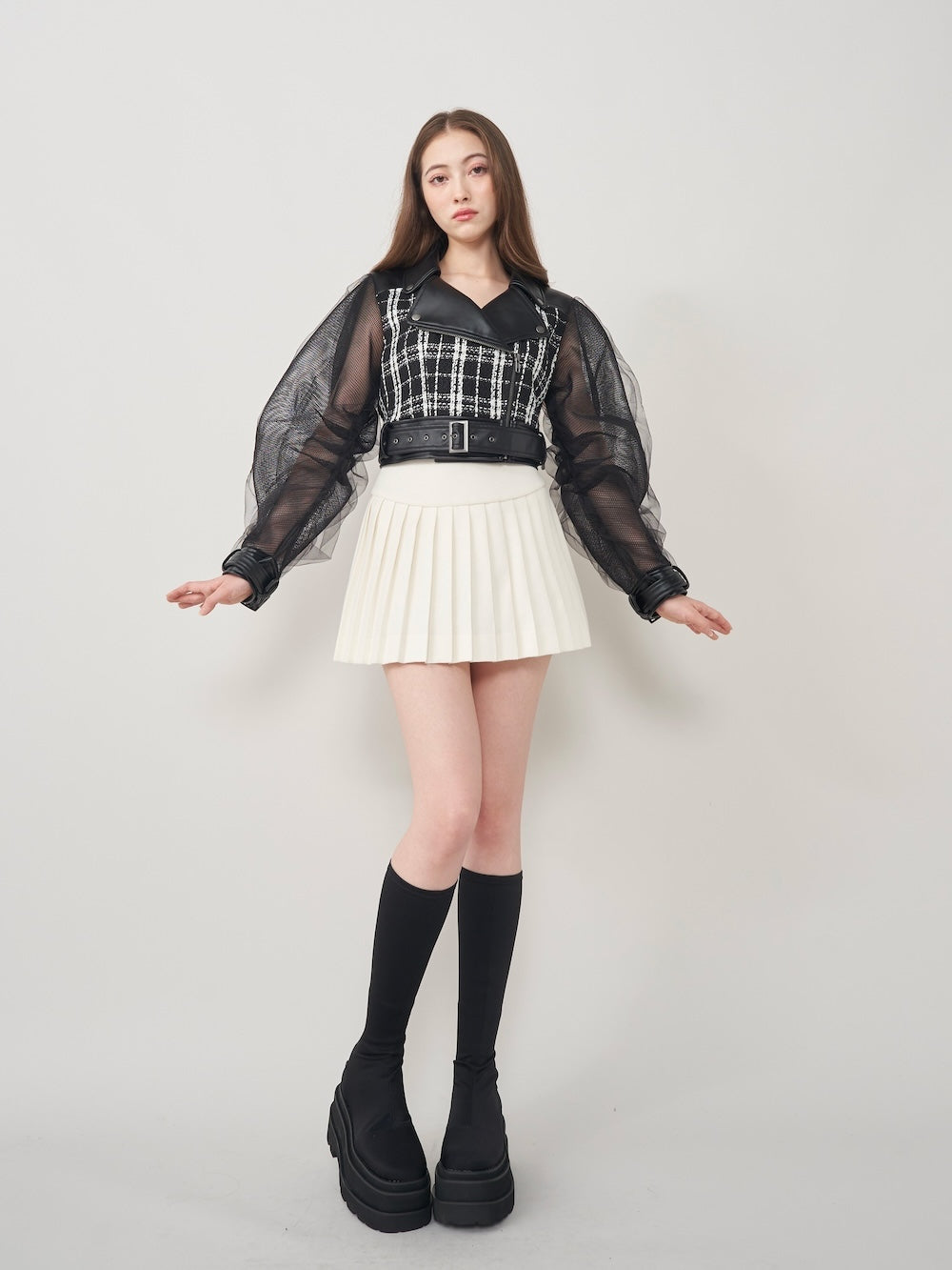 Darich ダーリッチ メッシュデザインライダースジャケット メッシュデザインライダースジャケット – Darich (ダーリッチ)