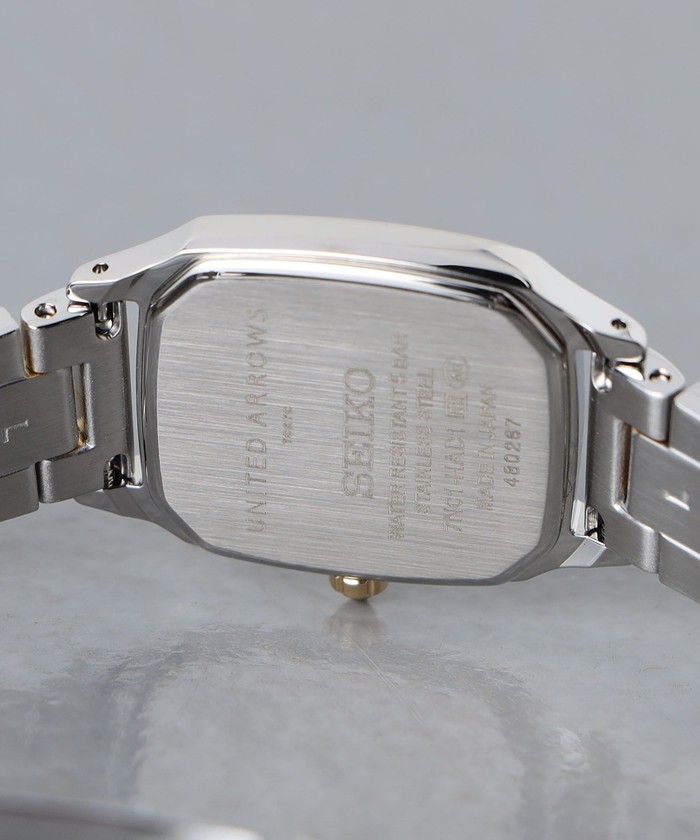別注】＜SEIKO＞スクエア 2トーン メタル 腕時計(507555952
