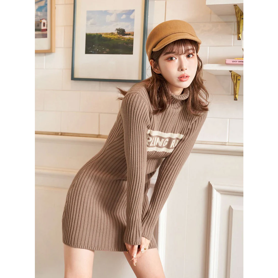 darich AWジャガードニットミニワンピース ダーリッチ Darich AWジャガードニットミニワンピース(504961418