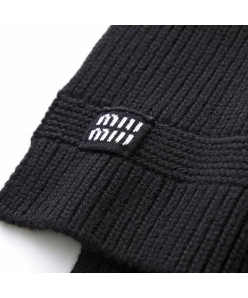 Miu Miu ファー マフラー 黒 miu MIUMIU ミュウミュウ マフラー 5FS062 2CQD レディース