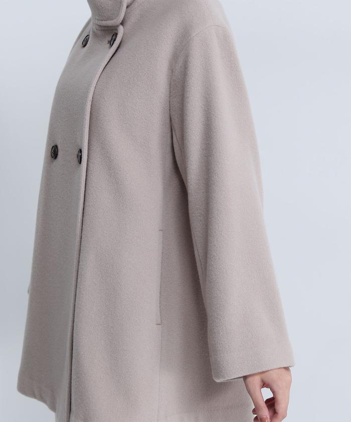 セール 30%OFF】スタンドネックミドルコート 24AW(506514596