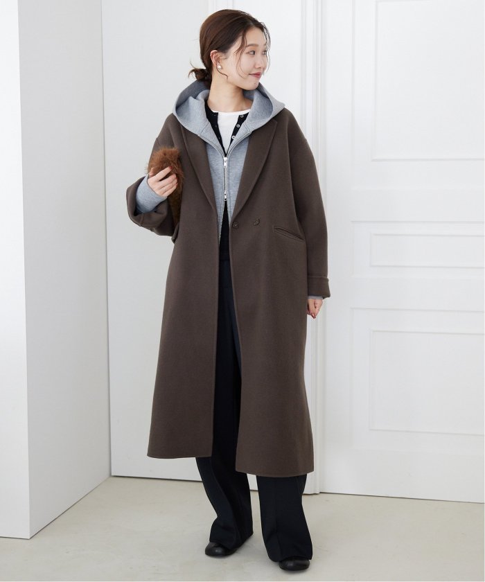 2024年AW完売品 SLOBE どっ IENA ダブルフェイススタンドコート