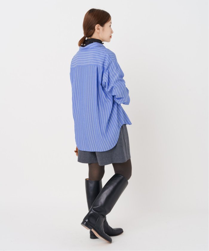 IENA ウォッシャブルウールショートパンツ ブラック 追加2》ウォッシャブルウールショートパンツ(507706733