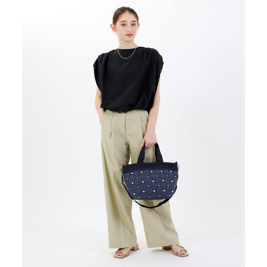 レスポートサック LeSportsac BUCKET TOTE W PEARLS2(507711743