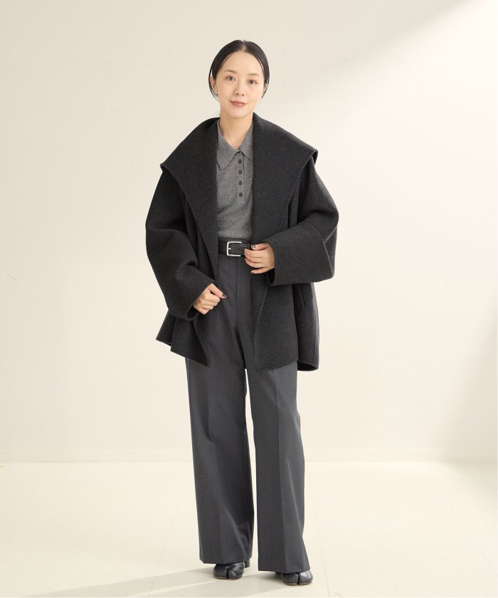 追加》ハミルトン DRAPE MIDDLE コート(507705047) | プラージュ 追加》ハミルトン DRAPE MIDDLE コート(507705047) | プラージュ