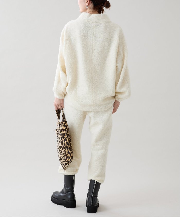 美品　ヴェルメイユパーイエナ アルパカ混シャギーリバーコート 定価9,9万円 美品 ヴェルメイユパーイエナ アルパカ混シャギーリバーコート