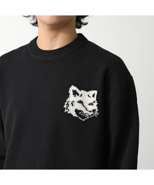 値下げ❣️【正規品‼️】メゾンキツネ ウールボーダーニット 楽天市場】メゾンキツネ Maison kitsune ボーダーニット クルー