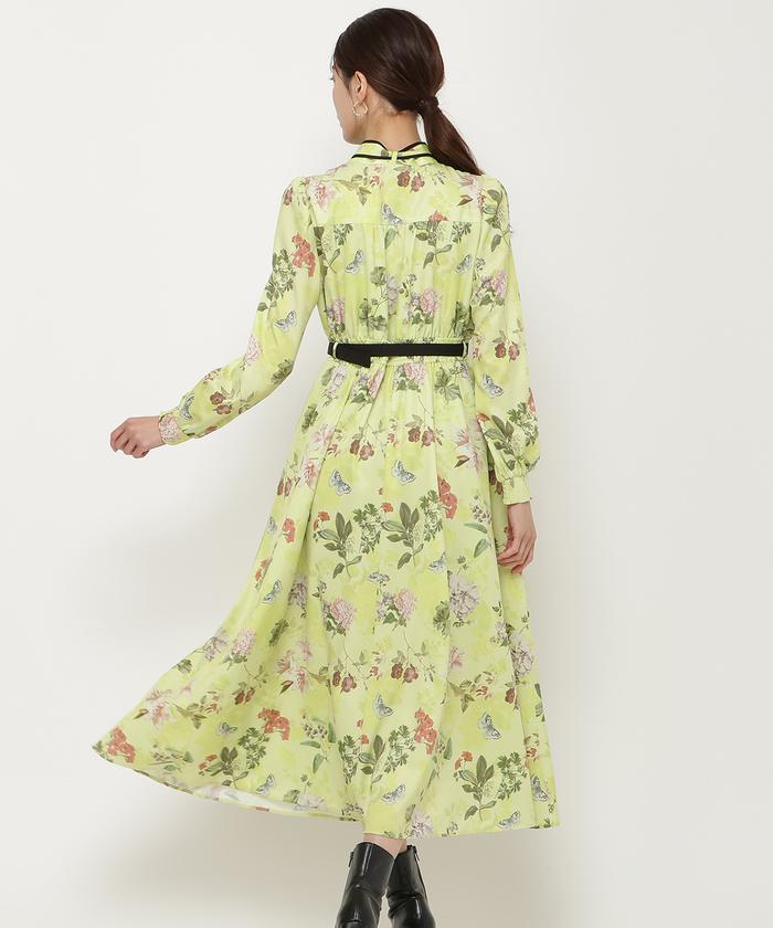 フラワーガーデンプリントワンピース(507714616) | AND COUTURE フラワーガーデンプリントワンピース(507714616) | AND COUTURE