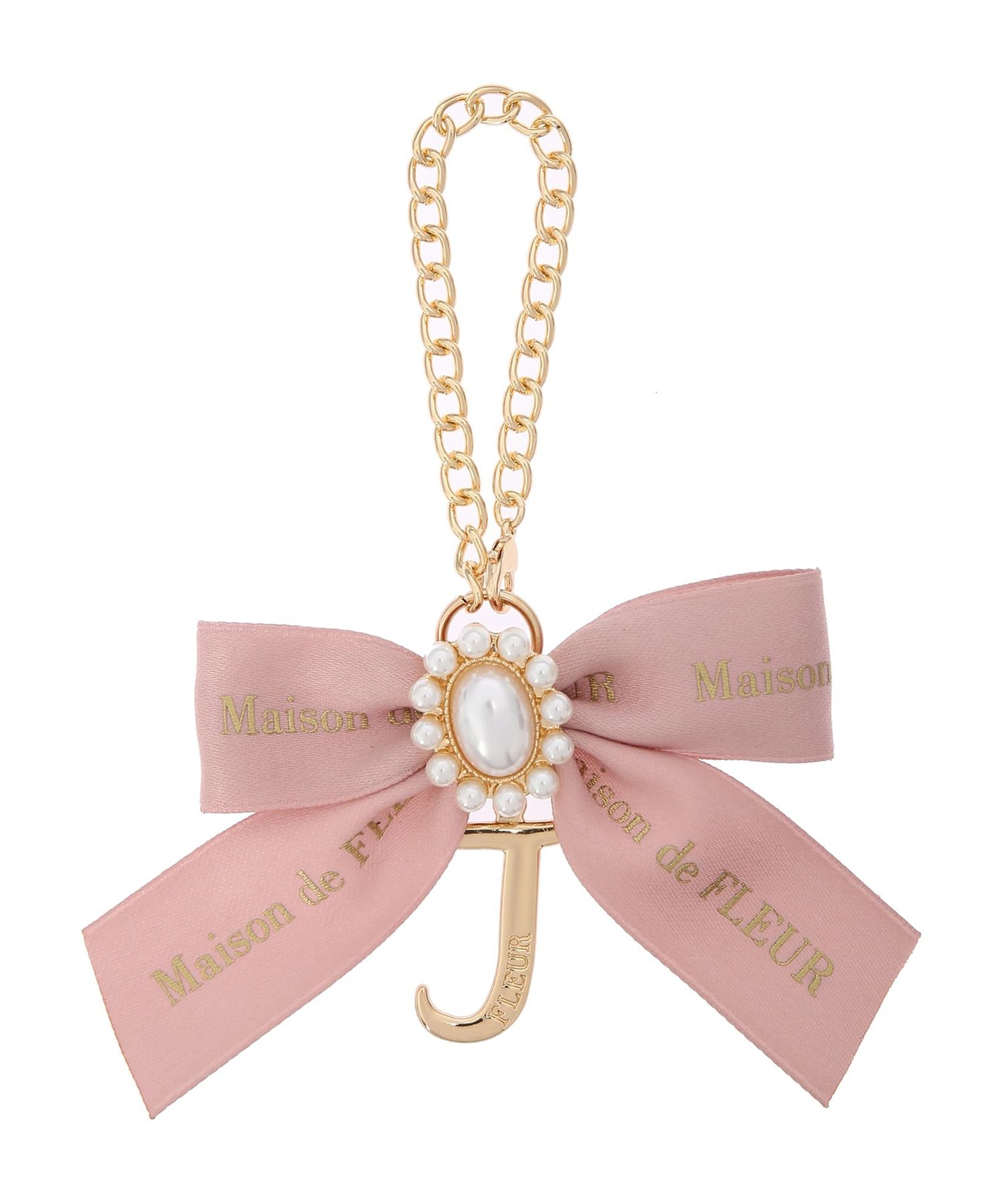 メゾンドフルール Maison de FLEUR チャームH メゾン ド フルール Maison de FLEUR イニシャルバックチャーム