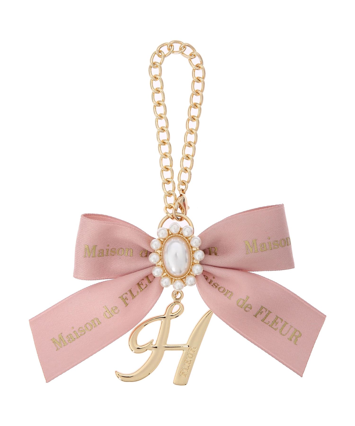 メゾン ド フルール Maison de FLEUR イニシャルリボンパール