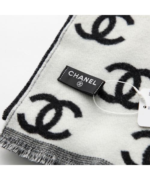 CHANEL マフラー AA7067 B04039 カシミヤ ウール ストール CHANEL マフラー AA7067 B04039 カシミヤ ウール ストール
