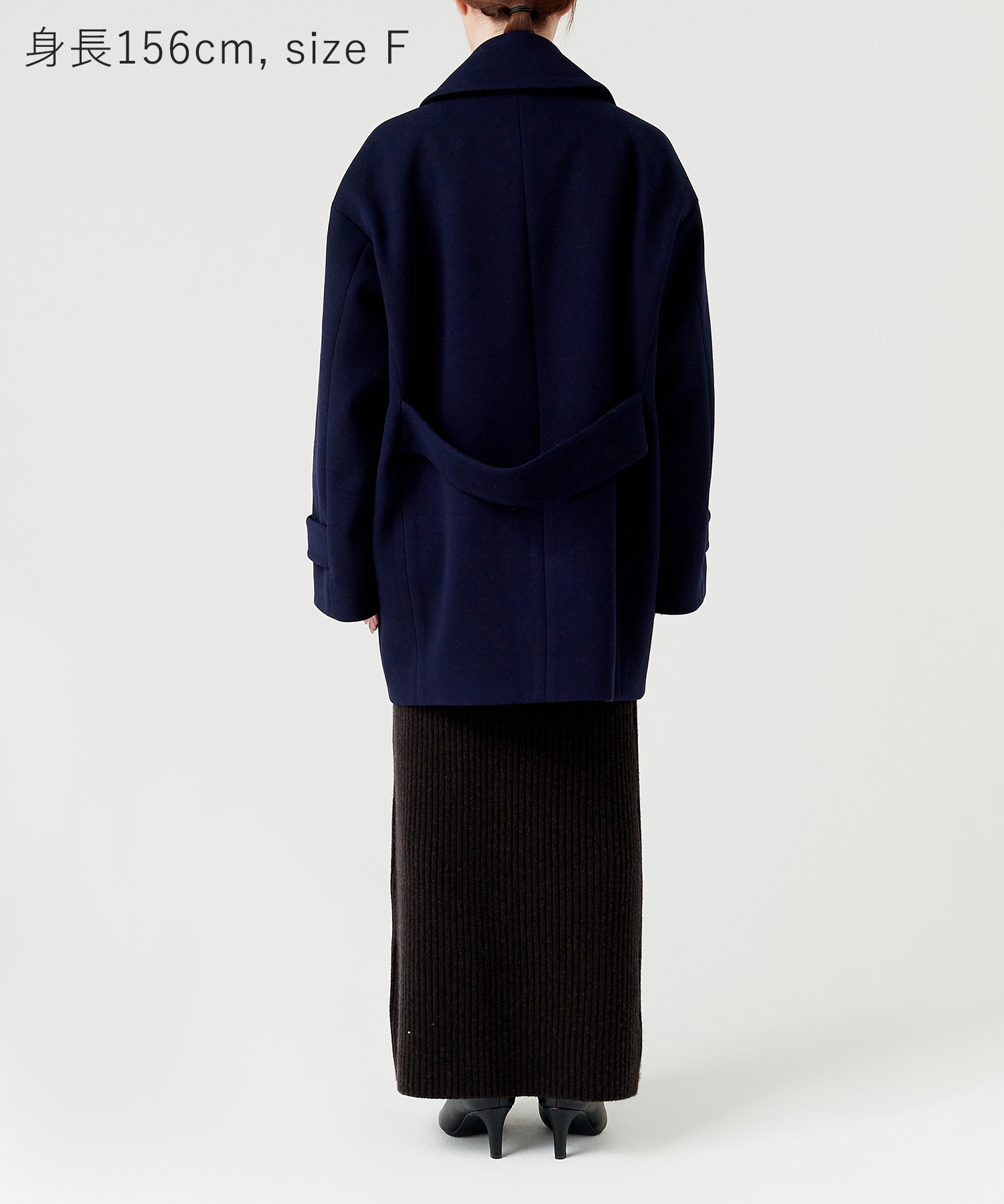 N.O.R.C ノーク　ウーリッシュＰコート　ネイビー　ピーコート ノーク N.O.R.C ウーリッシュPコート （ネイビー