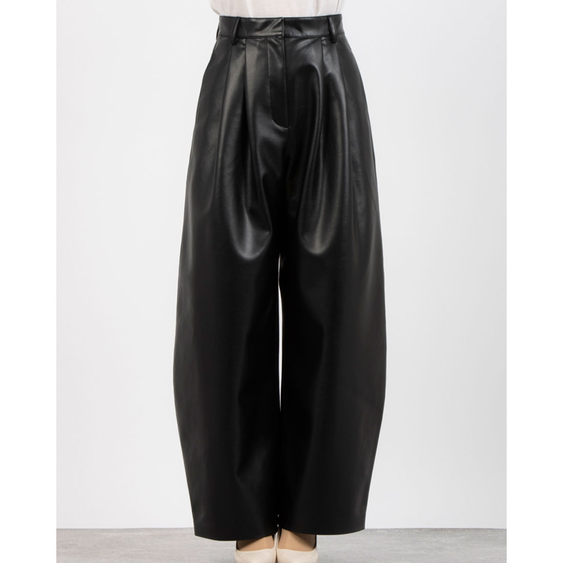 贈り物 クラネ クラネ | PANTS(507718279) CURVY LEATHER VEGAN CLANE パンツ