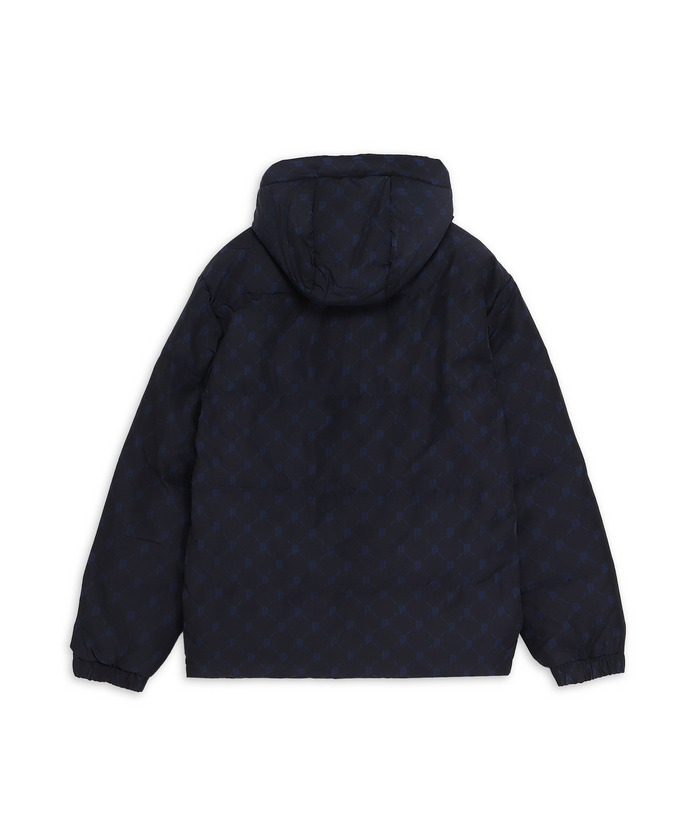 NORMALLY　ブラックダウンジャケット 　ユニセックス PRADA/直営】オーバーサイズ ユニセックス ダウンジャケット