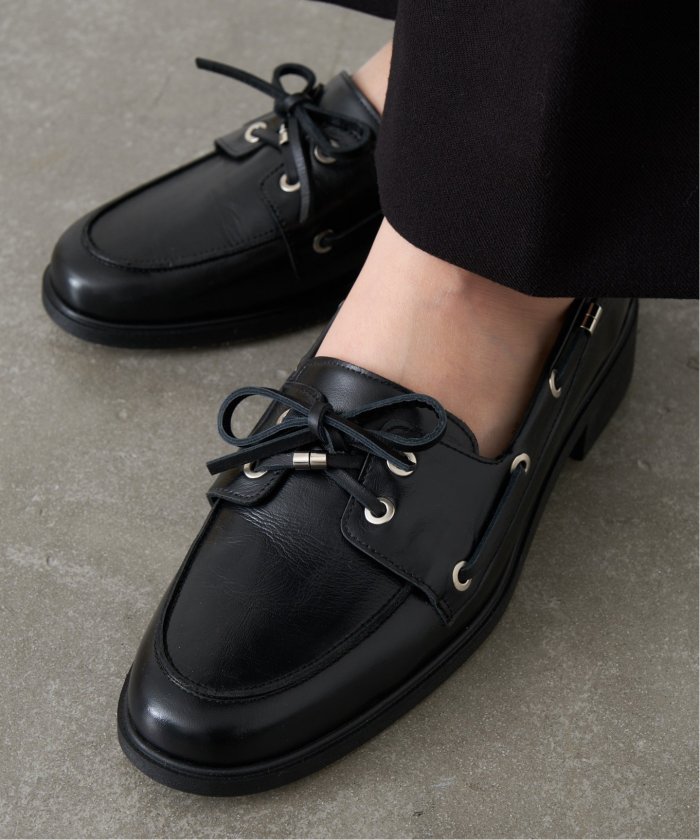 セール 30%OFF】GRISEレザーデッキシューズ(507725288) | ル