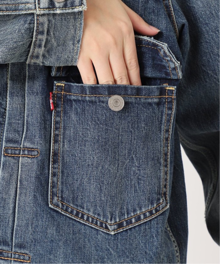 LEVI'S/リーバイス】TYPE 2 TRUCKER GLO OMY DAY SELV:デニム LEVI'S/リーバイス】TYPE 2 TRUCKER GLO OMY DAY SELV:デニム